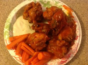 Fried Buffalo Chicken Cut Up Parts (Instead of Wings)
