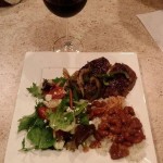Spanish Style Steak with Rice and Beans
