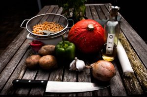 Some ingredients that go in homemade Spanish stew. Flickr credit: https://www.flickr.com/photos/runlevel0/6297898421