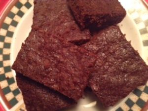 Chocolate Brownies Made with Stevia & Coconut Oil